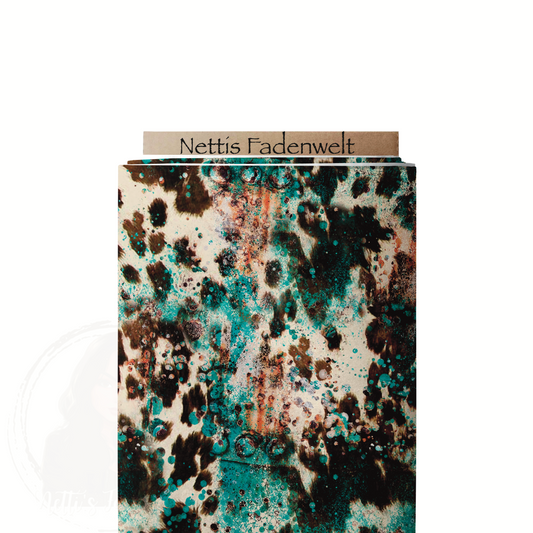 Kuhfell flecken (Petrol)