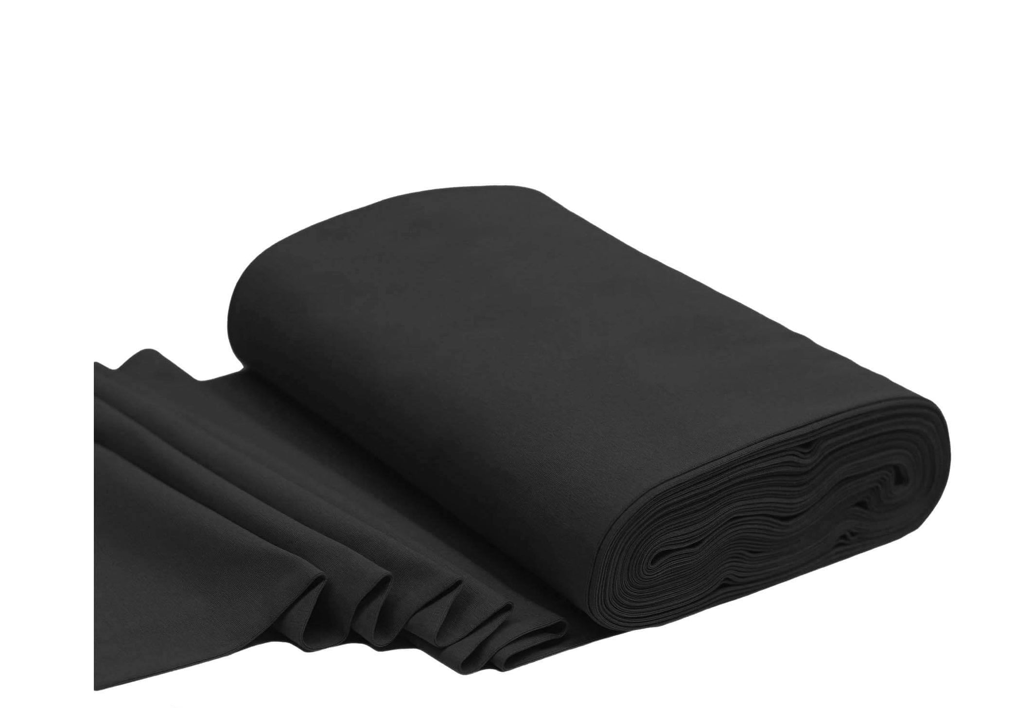 Bündchen glatt 201 schwarz